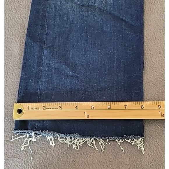 MOTHER Hustler Ankle Fray in Home Movies • Size 27 • High Rise Boot Crop - Picture 6 of 11